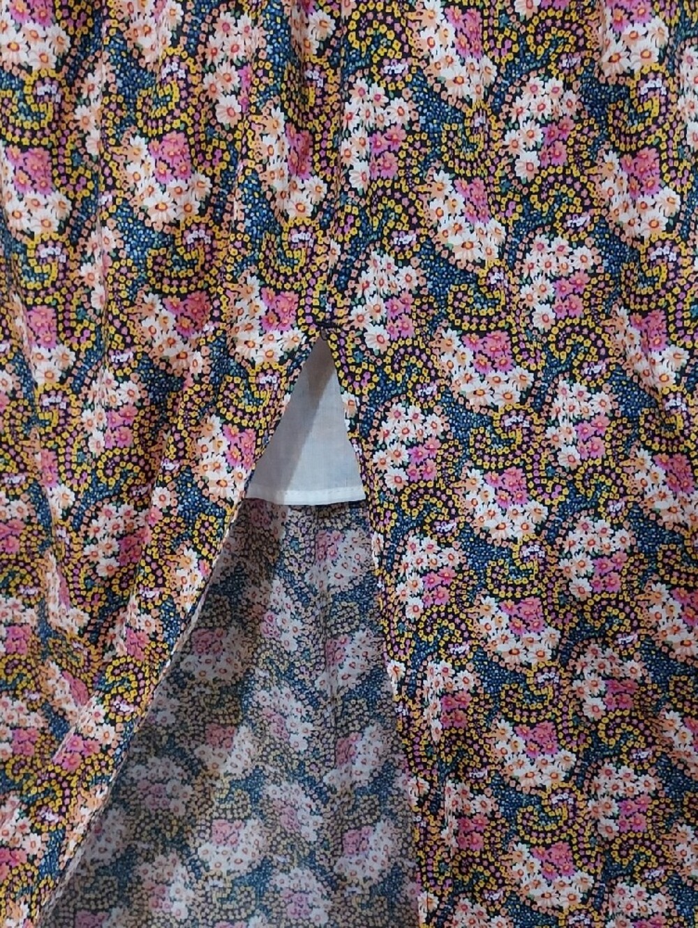 J. Crew Pink Floral Elastic Waist Skirt - Picture 3 of 6